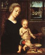 Gerard David The Virgin with the Bowl of Milk china oil painting reproduction